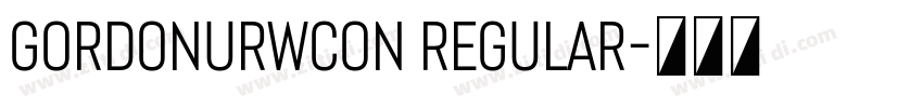 GordonURWCon Regular字体转换 GordonURWCon Regular字体转换